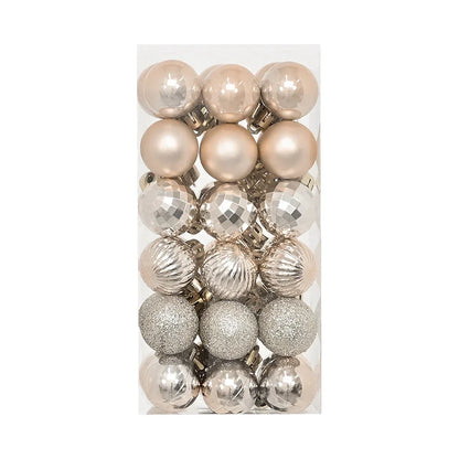 36Pcs Weihnachten Kugeln Neue Jahr Party Dekoration Weihnachten Baum Ornamente Weihnachten Hängen Ornament Wohnkultur Geschenke Navidad
