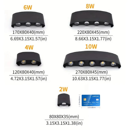 LED-Wandleuchte für den Außenbereich