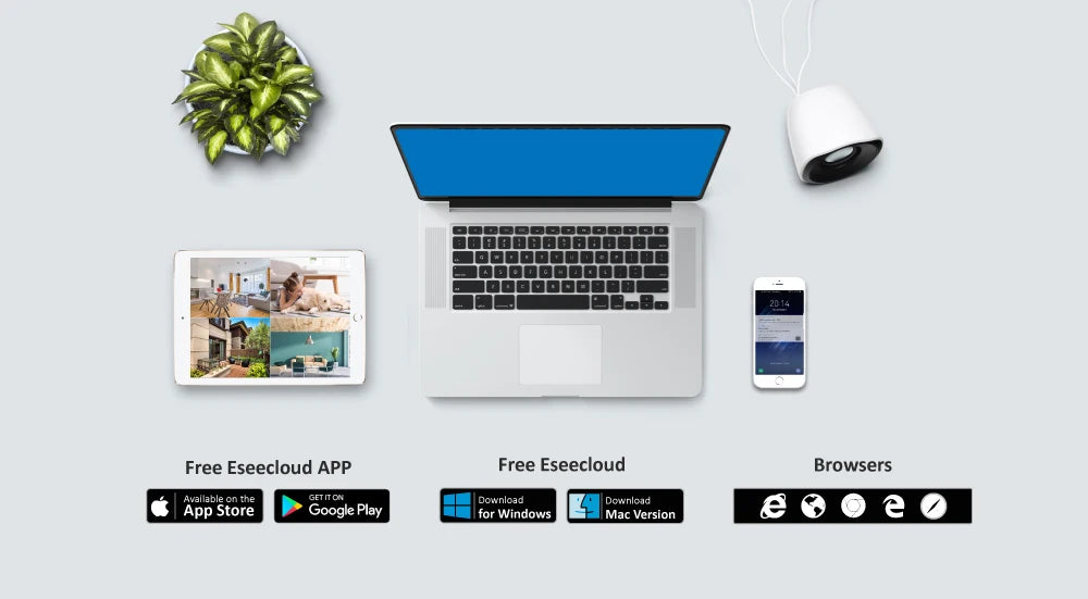 Jennov Outdoor/Indoor-Überwachungskameras, 2K HD, kabellos, WiFi, Farbnachtsicht, IP66, wasserdicht, für Haustiere, Hunde, Katzen, Babyphone