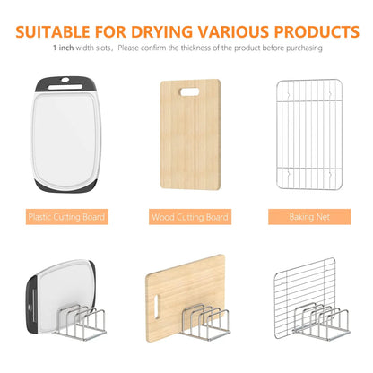 Küchenschrank-Organizer, Kochgeschirrhalter aus Stahl, geteilter Halter mit 5 Fächern für Pfannen, Backblech und Schneidebrett-Rack –