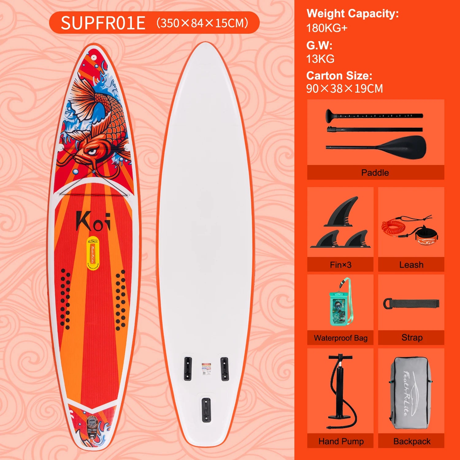 WaveRider™ Allround SUP Board mit Zubehör