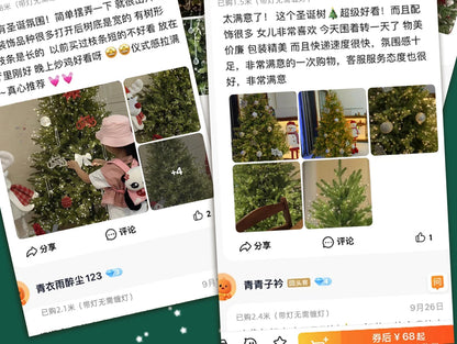 Weihnachtsbaum – Reinweiß verschlüsselte Simulation eines nackten Baumes – Großer High-End-Weihnachtsdekorationsartikel