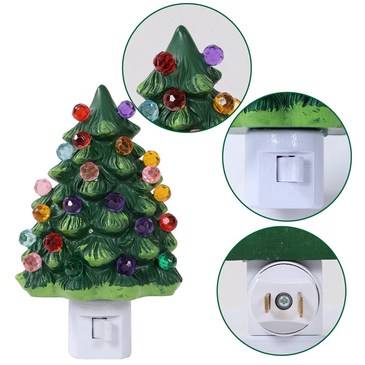 Weihnachtsnachtlicht, Frohe Weihnachten, Dekoration für Zuhause, 2025, Weihnachtsnachtlicht, Weihnachtsschmuck, Navidad, Natal, Neujahrsgeschenke 2026