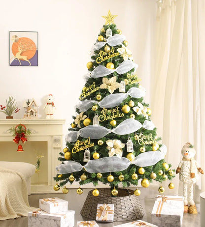 Weihnachtsbaum nach Hause, neue Verschlüsselung, leuchtende große Weihnachtsdekoration, luxuriöses DIY-Paket