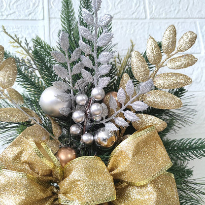 Weihnachten Treppe Dekoration Kranz DIY Indoor Outdoor Girlande Dekoration Mit LED Dekoration Prop Abend Party Dress Up Prop