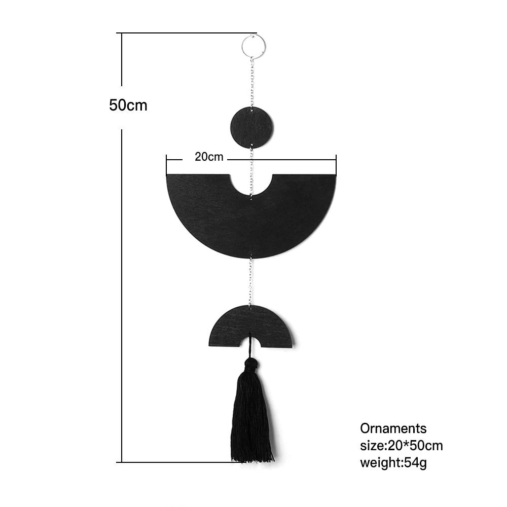 Dekor Schwarz Wandkunst Holz