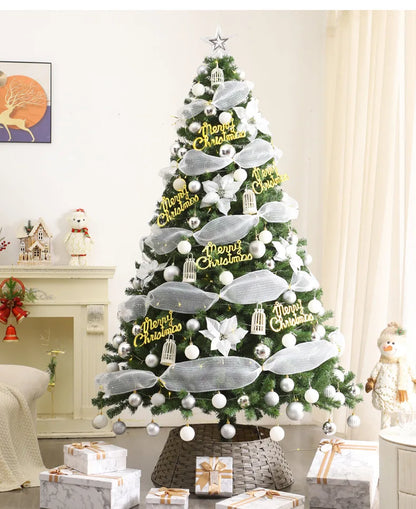 Weihnachtsbaum nach Hause, neue Verschlüsselung, leuchtende große Weihnachtsdekoration, luxuriöses DIY-Paket