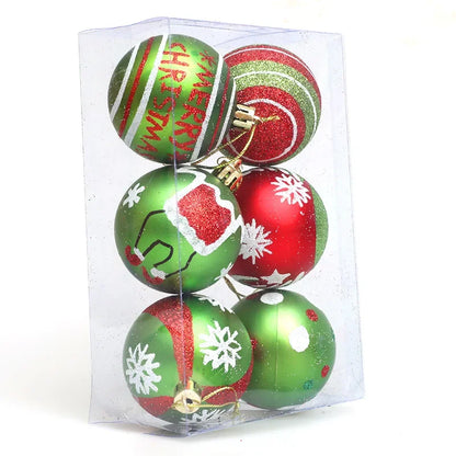 Weihnachtskugeln, Ornament, glitzernde hängende Weihnachtskugeln für Baumdekoration, Süßigkeitenkugeln für Weihnachten, Zuhause, Innenbereich, Urlaub, Party