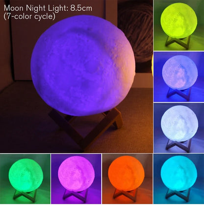 Mond Lampe LED Nacht