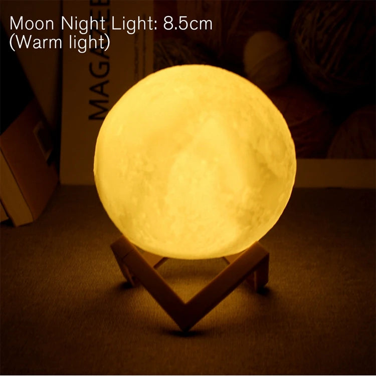Mond Lampe LED Nacht